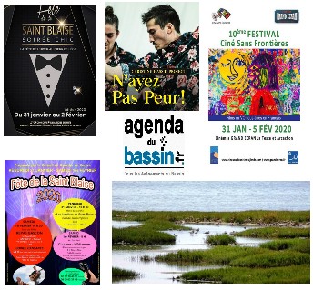 Agenda du Bassin : Les sorties jusqu’au 2-02-20