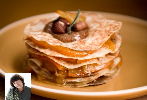 Recette d&rsquo;InfoBassin : Gateau de crepes, creme noisettes/orange