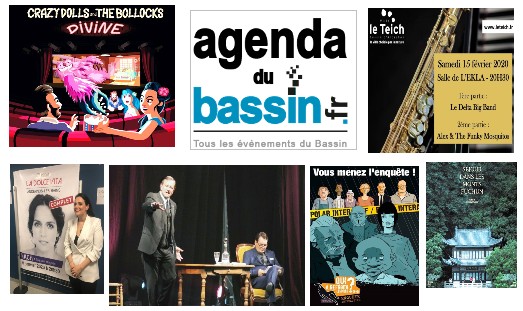 Agenda du Bassin : Les sorties jusqu’au 20-02-20