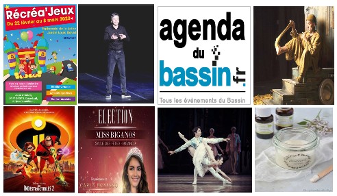 Agenda du Bassin : Les sorties jusqu’au 5 mars