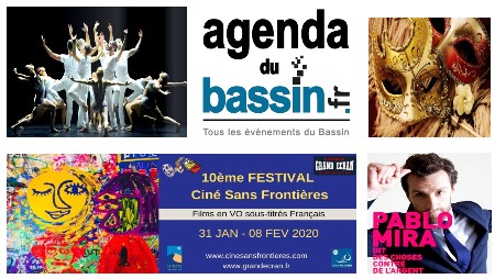 Agenda du Bassin : Les sorties jusqu’au 11-02-20