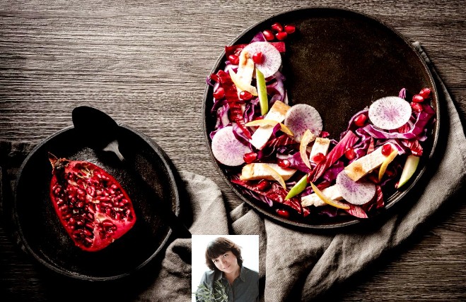 Recette explosive d&rsquo;InfoBassin : salade violette à la grenade (Boum!)