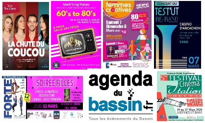 Agenda du Bassin : Les sorties jusqu’au 10 mars