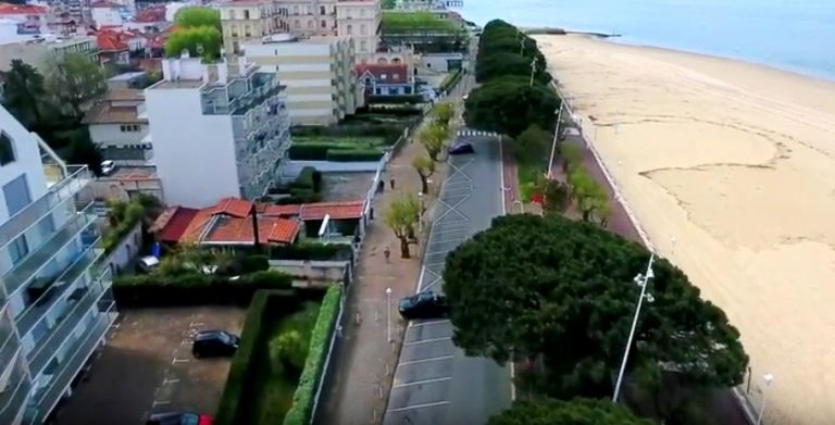 Vidéo aérienne : Le Sud Bassin (presque) vide), ce Lundi Pascal…