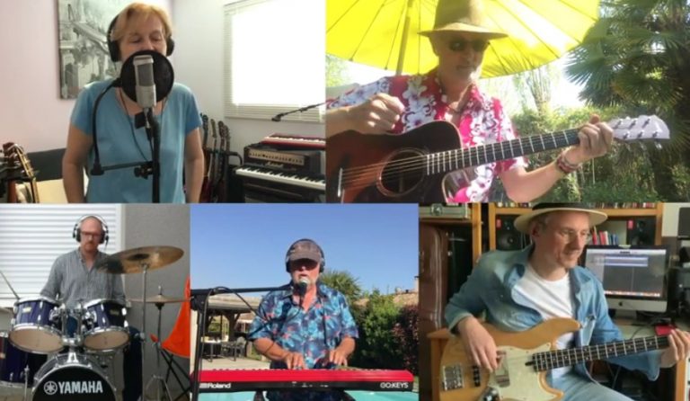 Jolie balade musicale à domicile et sur le net par Delta Groove, groupe relax du Bassin…