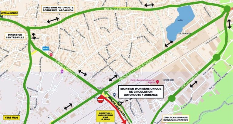 Biganos : Passage à sens unique sous le pont SNCF et Compte rendu de conseil municipal…