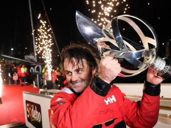 Voile : Y. Bestaven, enfant du Bassin d&rsquo;Arcachon, vainqueur du Vendée Globe