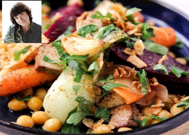 RECETTE facile DE CUISINE : Salade de pois chiche et légumes d&rsquo;hiver