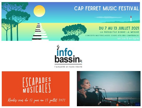 Musique ! Un concert filmé en haut du phare du Ferret et la reprise des festivals de l&rsquo;été