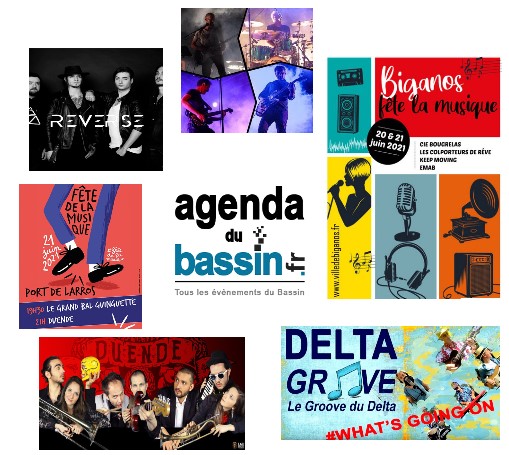 Les concerts sur le Bassin pour la fête de la musique …