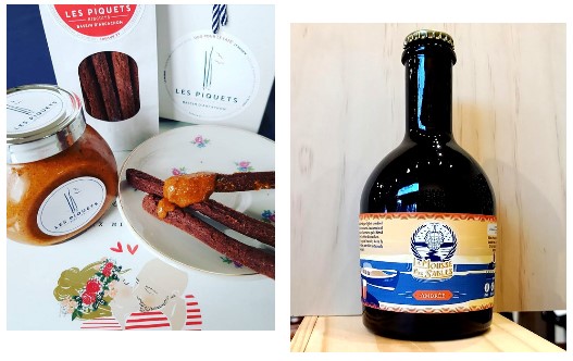 Du nouveau pour les gourmets ! Des biscuits fins et sucrés, et une bière 100% Bassin