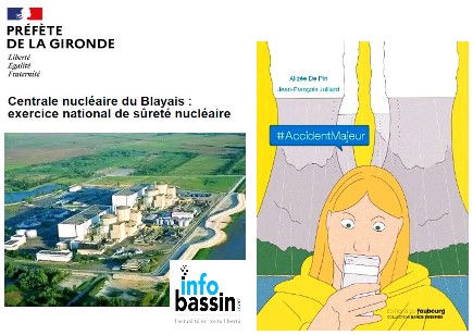 Nucléaire : Exercice d&rsquo;alerte à la Centrale de Blaye et… une BD sur un possible Fukushima français.
