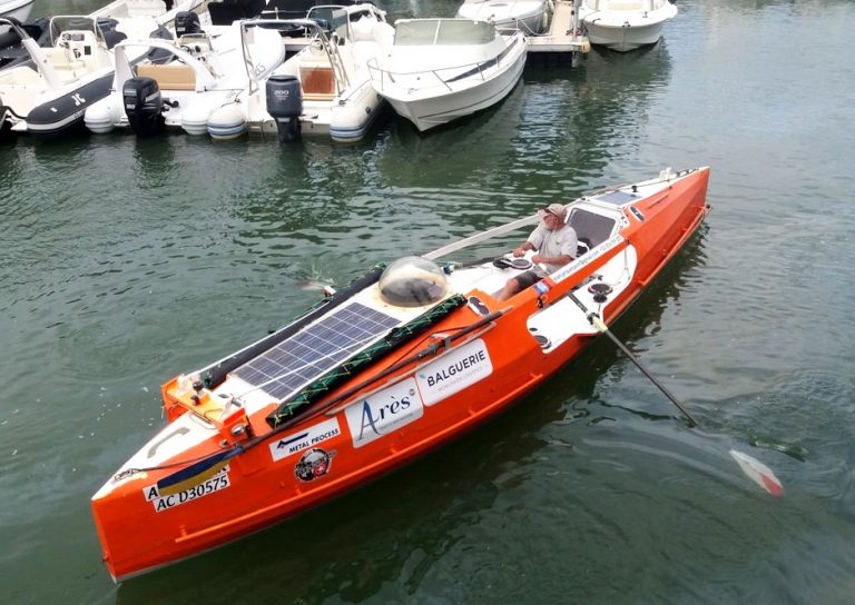 L&rsquo;Audacieux…  Savin va ramer dur pour traverser l&rsquo;Atlantique en canot !