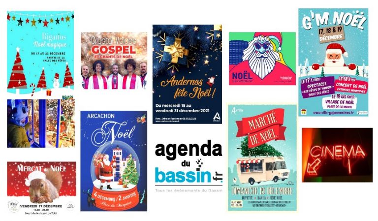 Les animations de Noel autour du Bassin d&rsquo;Arcachon et les films au cinema (par ville…)