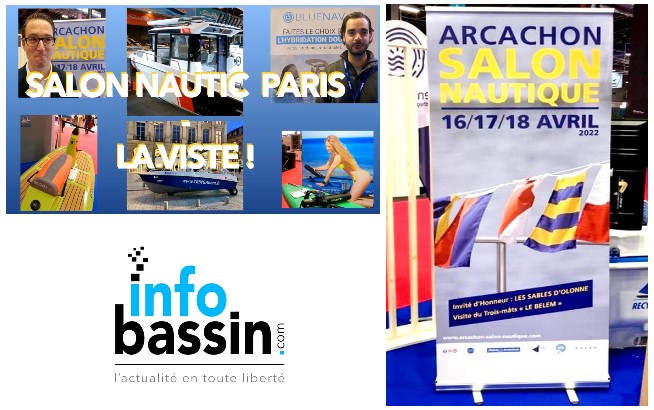 Nautisme (suite) : Les salons de Paris (c&rsquo;est passé) et d&rsquo;Arcachon (à venir) !
