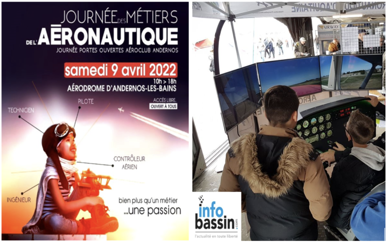 Métiers de l&rsquo;aéronautique et des avions à Andernos ce WE !