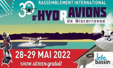Le meeting d’hydravions de Biscarrosse 2022 va être show !
