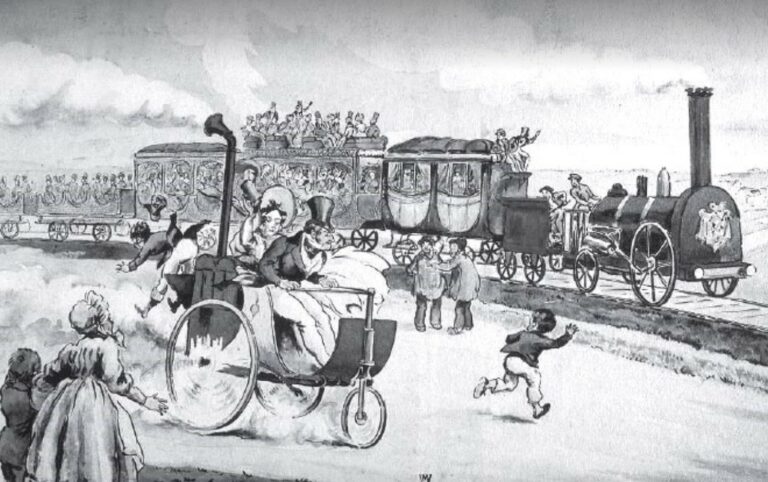 Le Chemin de fer en 1845 de Bordeaux à La Teste (1er épisode)
