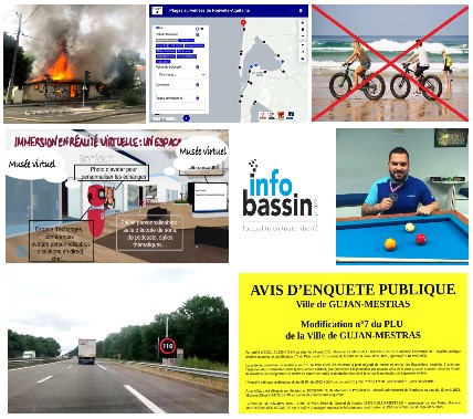 Des infos de ci, de là, sur le Bassin…