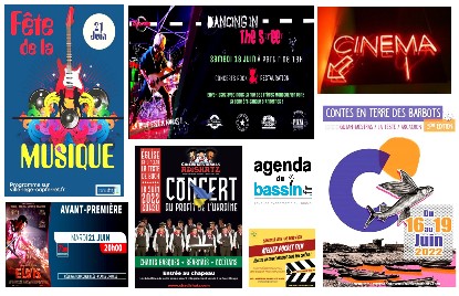Les sorties ce WE sur le Bassin (avec la fête de la musique!)