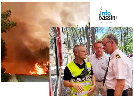 Incendie de la Teste : Cazaux est évacuée…