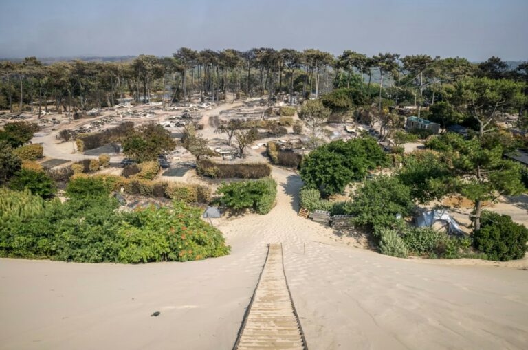Feu: Reportage photo inédit à la Dune du Pilat et point ce matin