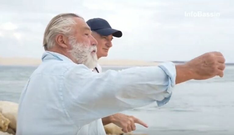 La pointe du Cap Ferret sous la protection de Neptune…