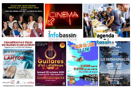 Des infos et des sorties, du ciné sur le Bassin!