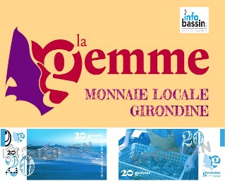 Bonjour la « Gemme », la nouvelle monnaie locale girondine…
