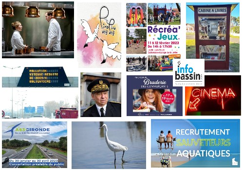 Infos, ciné et autres sorties sur le Bassin