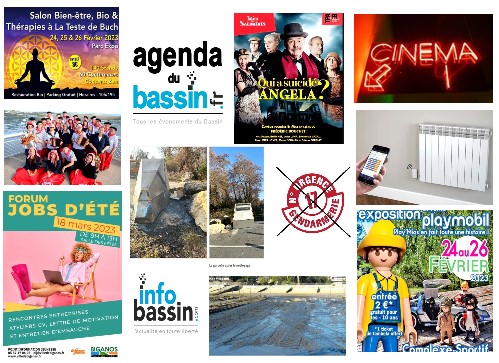 Des infos toutes chaudes et des sorties sur le Bassin!