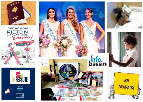 Que des infos, de-ci, de là, sur le Bassin…
