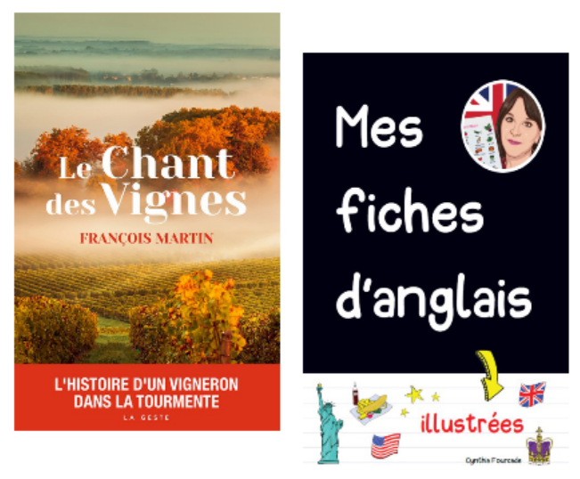 Livres: Romance d&rsquo;un viticulteur au bord de la faillite et des Fiches pour mieux Speak english…
