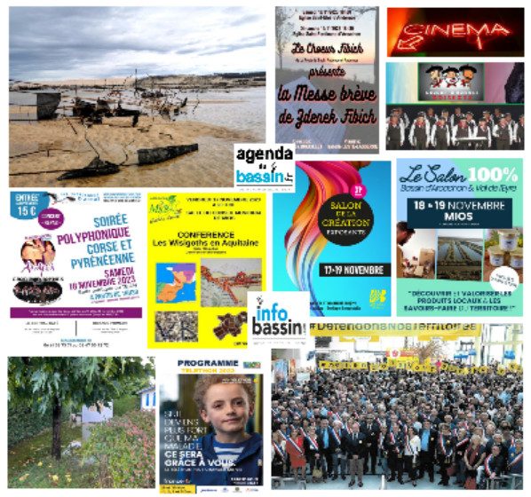 Des infos de-ci, de-là et les sorties sur le Bassin d&rsquo;Arcachon – Val de l&rsquo;Eyre ce WE!