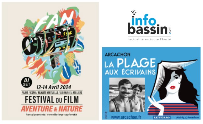 Festival du film aventure et nature, et Plage aux écrivains rétro…