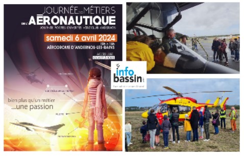Journée des métiers aéronautique à Andernos