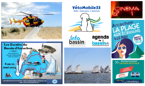 Infos, sorties et films ce WE sur le Bassin!