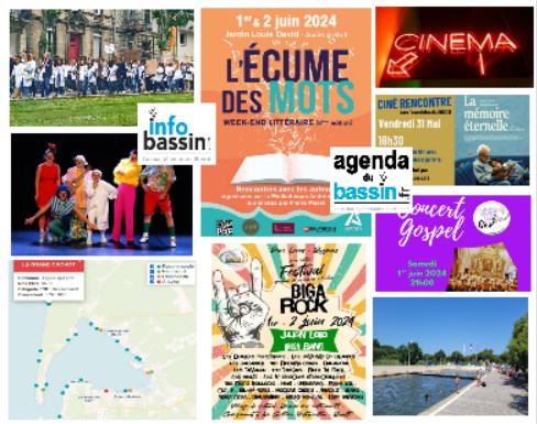 Infos, sorties et films cette semaine sur le Bassin!