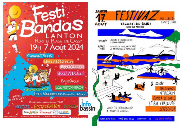 A Lanton en aout, Festi Bandas et Festivaz…