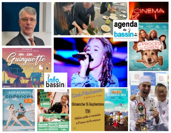 Actu, sorties, ce WE du 13/09 sur le Bassin!
