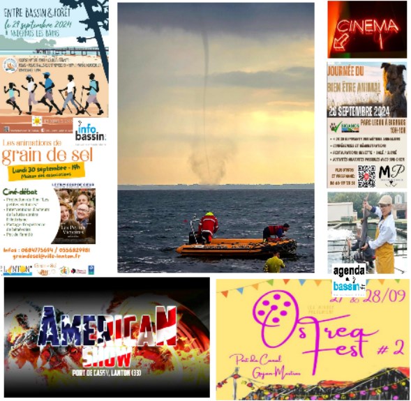Actu et sorties cette semaine sur le Bassin!