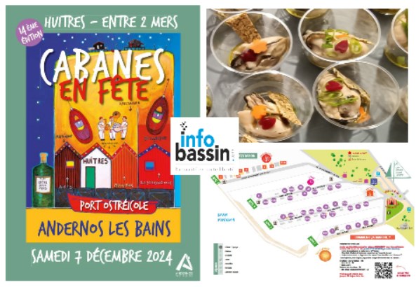 Ce WE, Cabanes en fête à Andernos : REPORTE cause Météo!