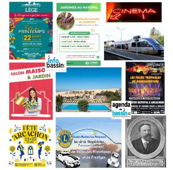 Actu, sorties, films ce WE sur le Bassin…