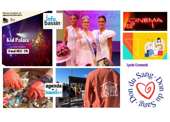 InfoS, sorties, films cette semaine sur le Bassin!