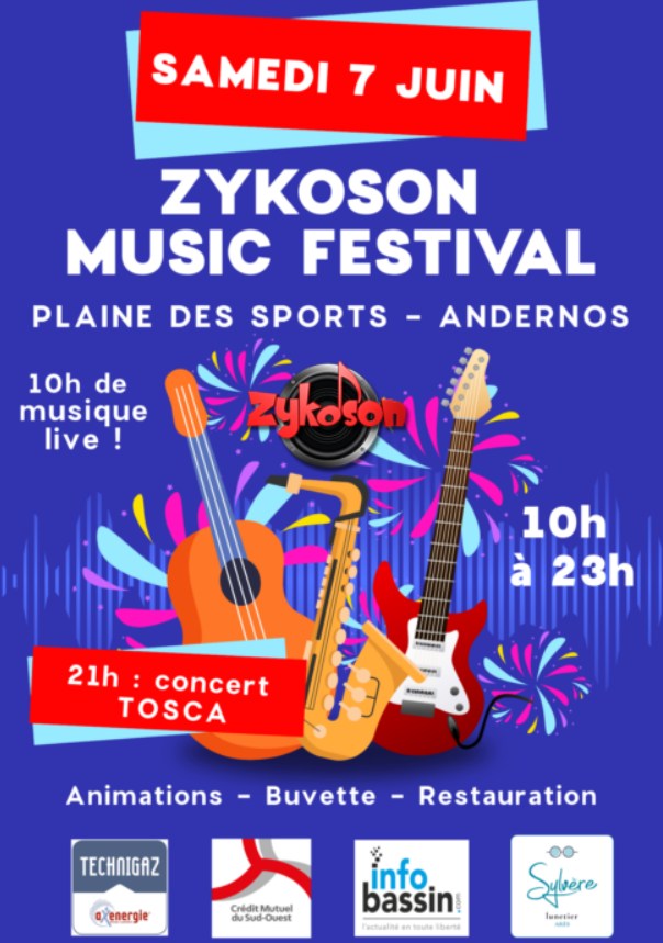 Andernos : Samedi 7 juin, 10h de musique en live, mais pas que…