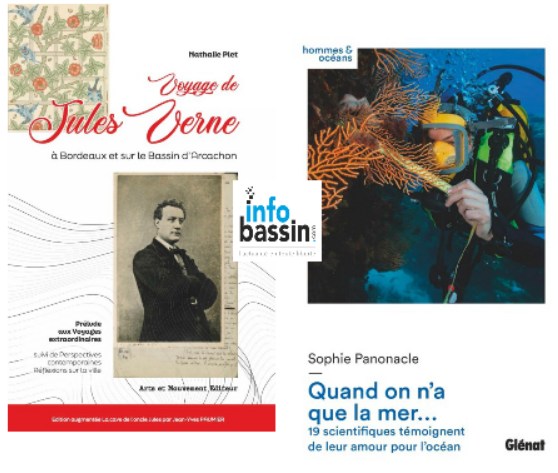 Livres : Jules Verne sur le Bassin et un plaidoyer pour l&rsquo;océan.
