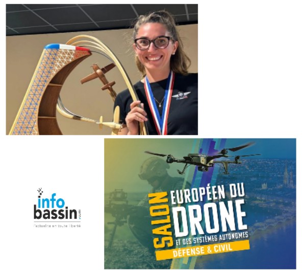 Aéro : Salon du drone pro et Julie Quèbre championne de voltige
