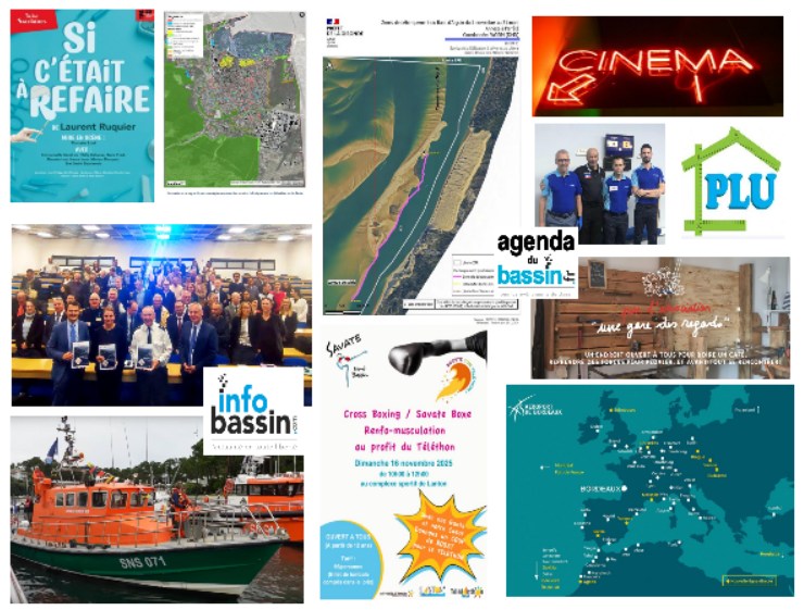 Actus, sorties sur le Bassin ce 14/11/25…