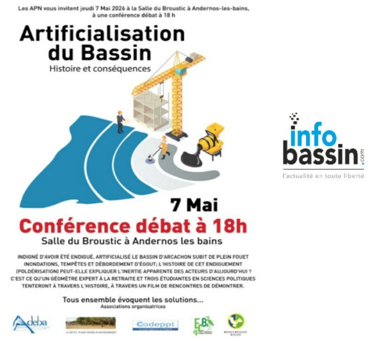 Infos du Bassin d&rsquo;Arcachon ce WE du 8 mai!